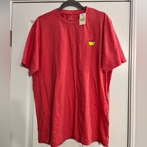 NWT Masters T-Shirt Red Heather Size Large